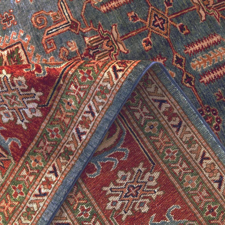 Detail image of 6' 9 x 9' 1 Hand Knotted Kazak Rug