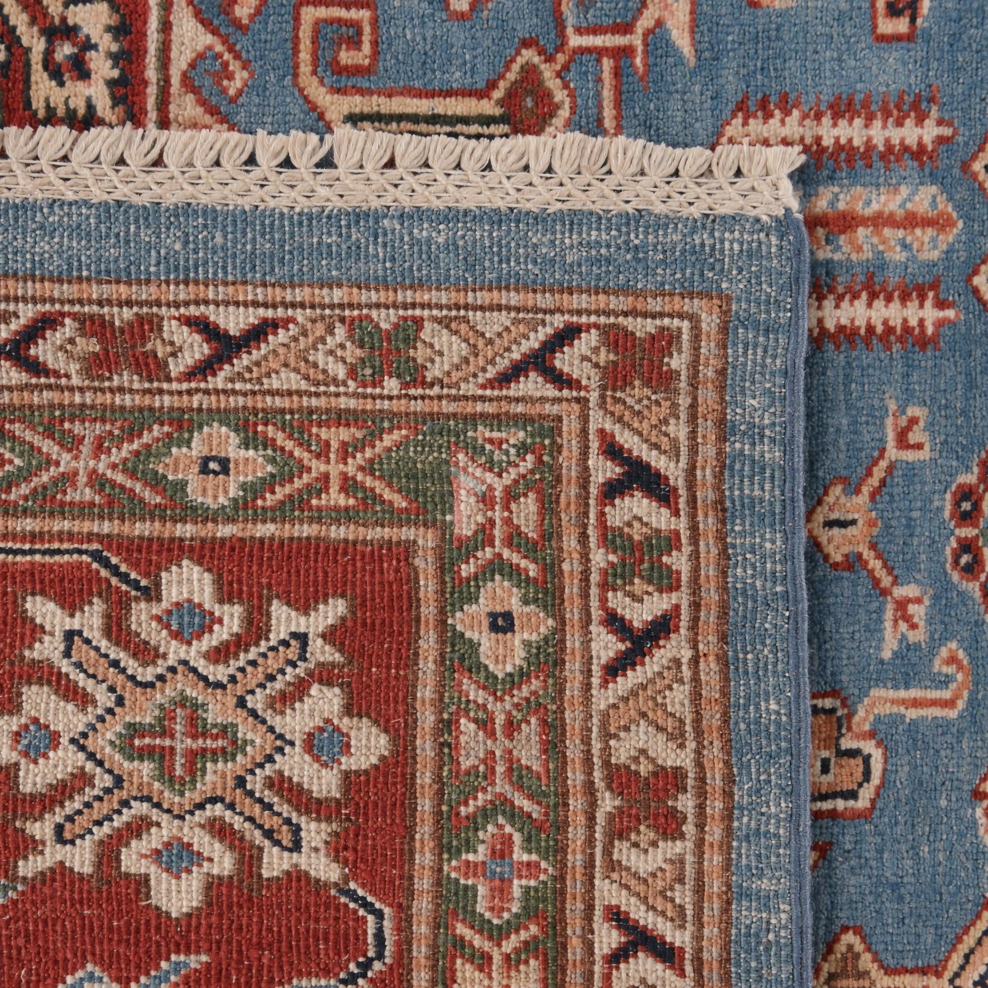205cm x 280cm Hand Knotted Kazak Rug