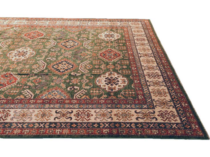 Detail image of 8' 5 x 9' 9 Hand Knotted Kazak Rug