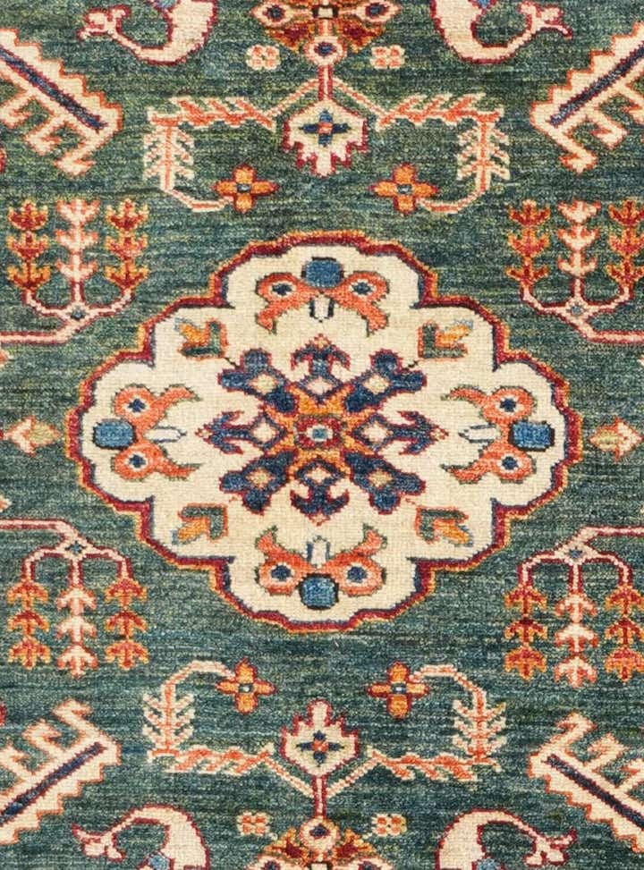 8' 5 x 9' 9 Hand Knotted Kazak Rug
