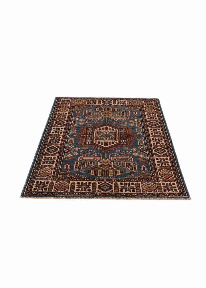 2' 9 x 3' 10 Hand Knotted Kazak Rug