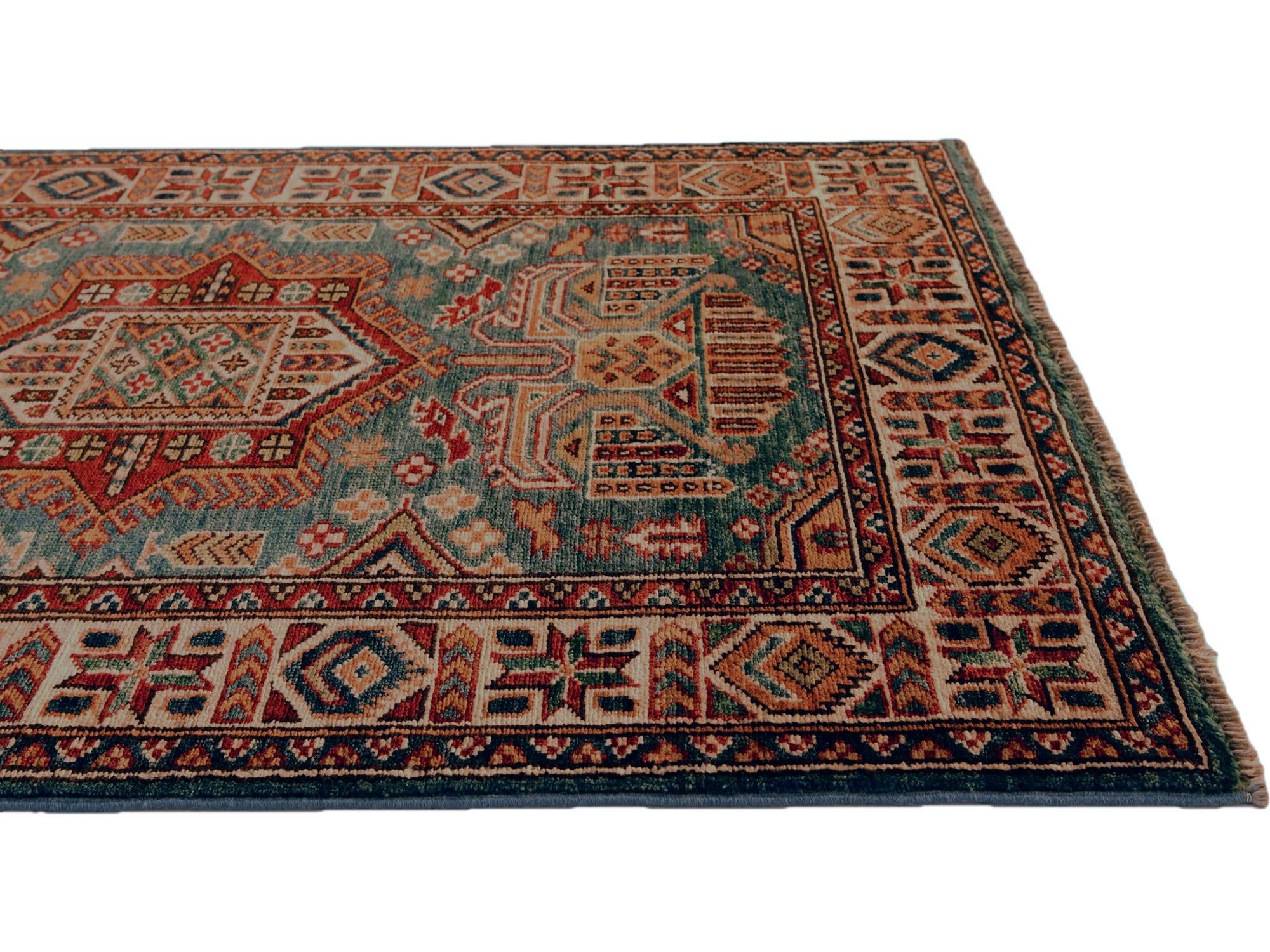 2' 9 x 3' 10 Hand Knotted Kazak Rug