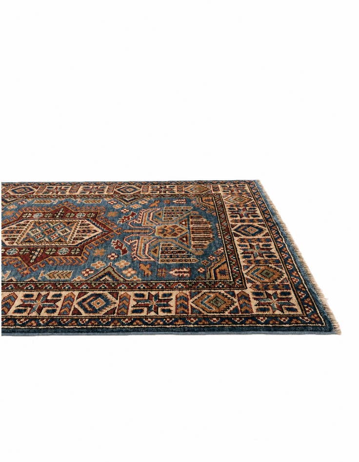 Detail image of 2' 9 x 3' 10 Hand Knotted Kazak Rug