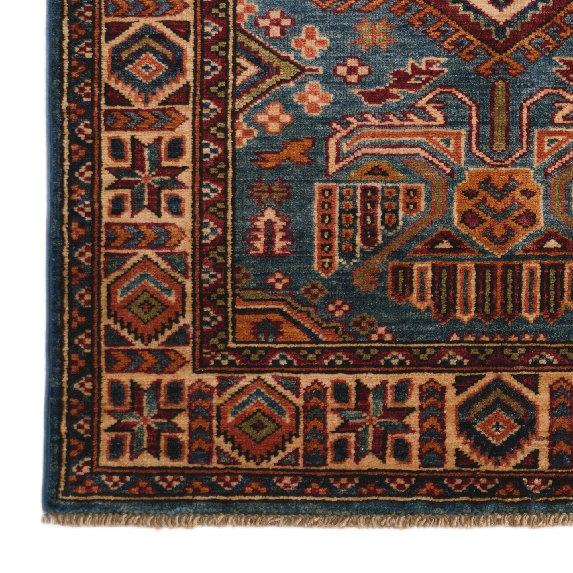 2' 9 x 3' 10 Hand Knotted Kazak Rug