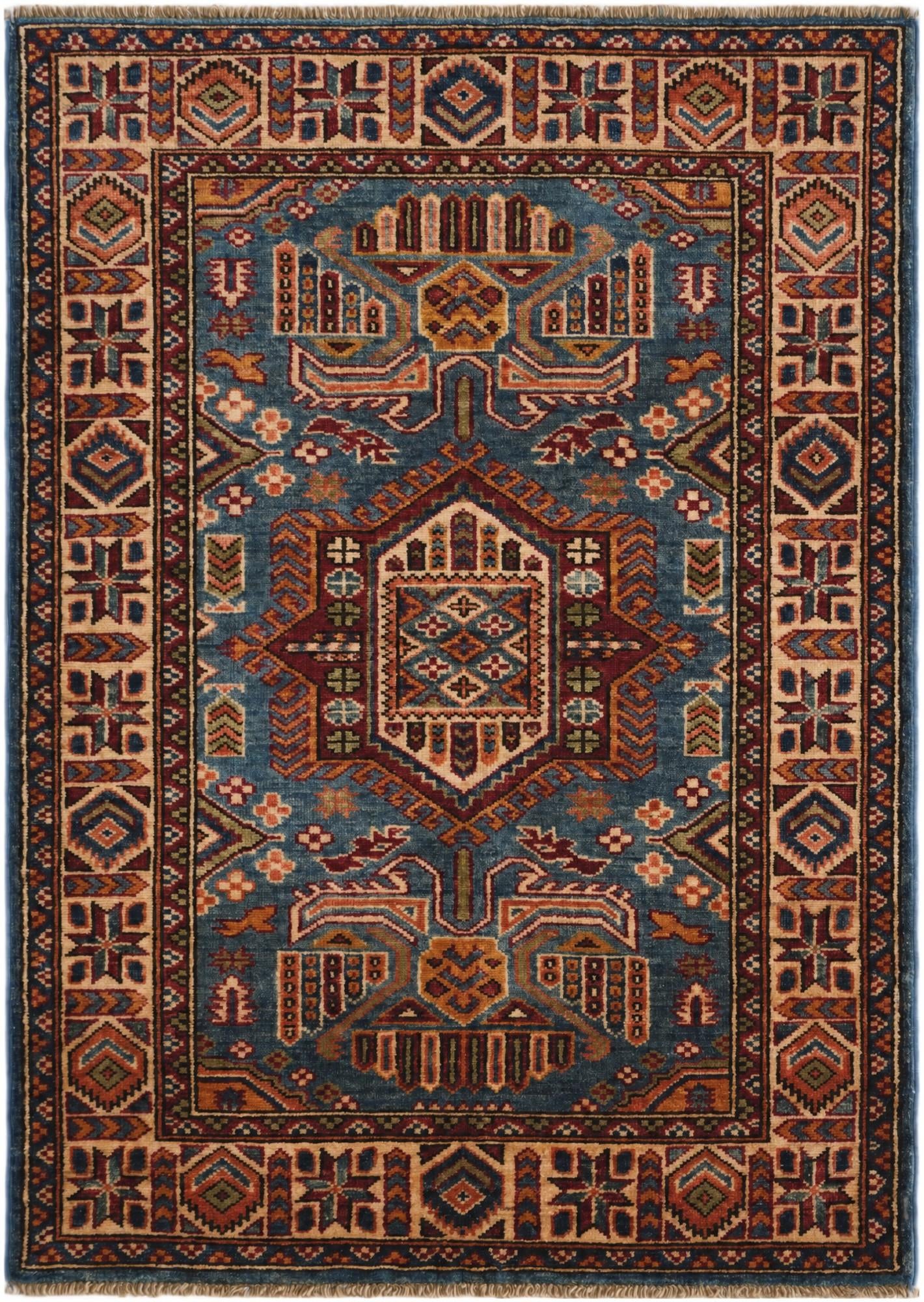 2' 9 x 3' 10 Hand Knotted Kazak Rug