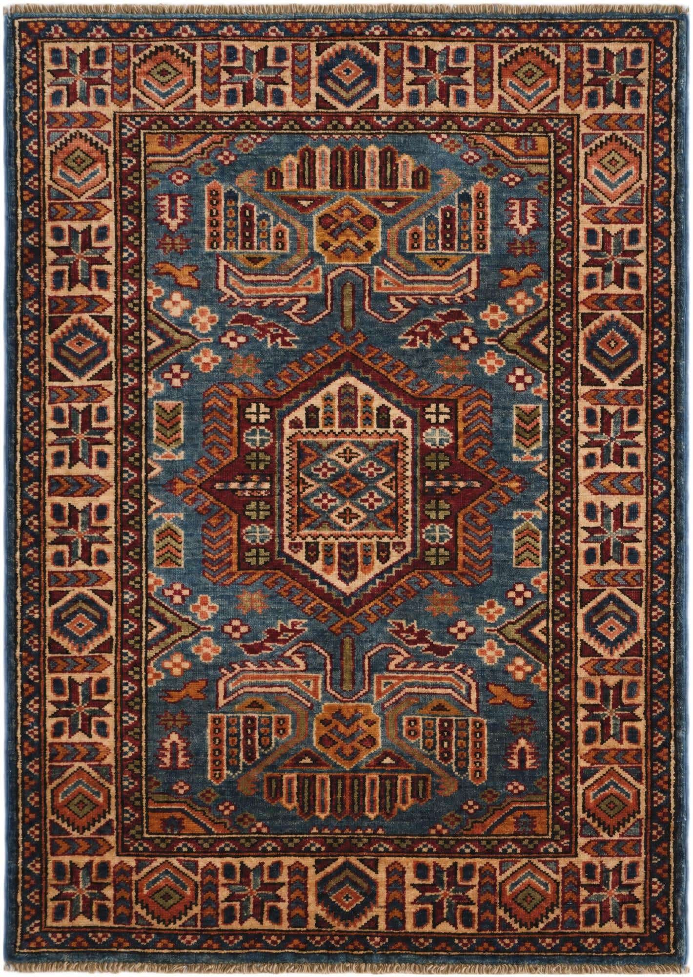 2' 9 x 3' 10 Hand Knotted Kazak Rug