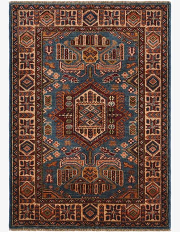 2' 9 x 3' 10 Hand Knotted Kazak Rug