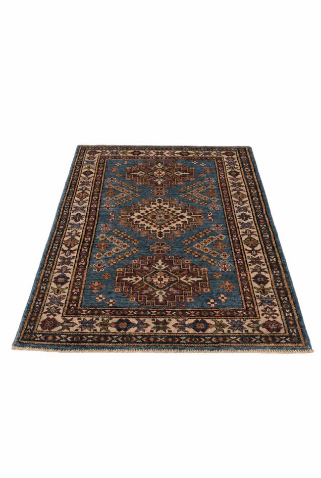 Detail image of 2' 10 x 4' 1 Hand Knotted Kazak Rug