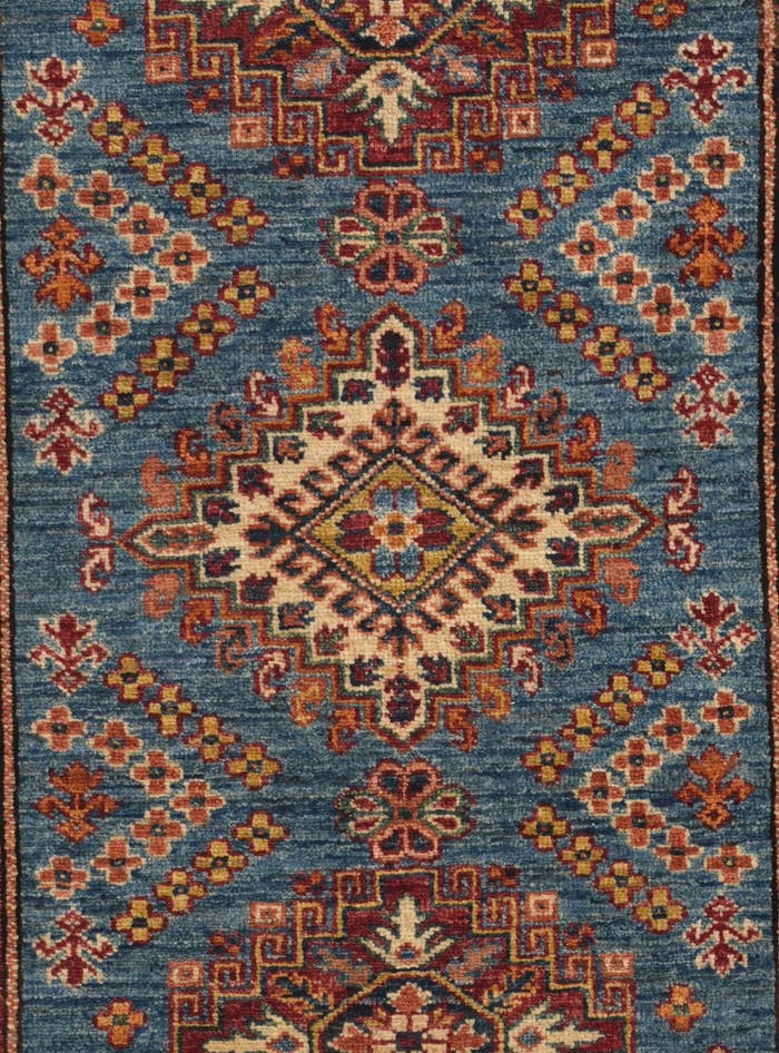 Detail image of 2' 10 x 4' 1 Hand Knotted Kazak Rug