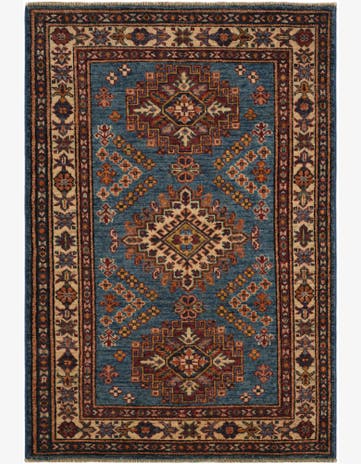 2' 10 x 4' 1 Hand Knotted Kazak Rug