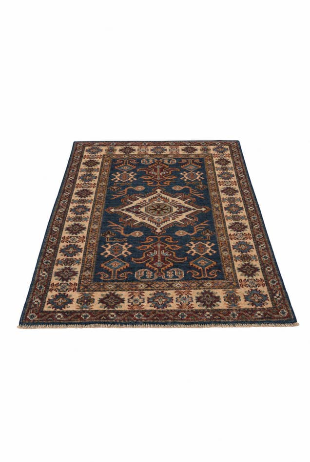 Detail image of 2' 9 x 3' 10 Hand Knotted Kazak Rug