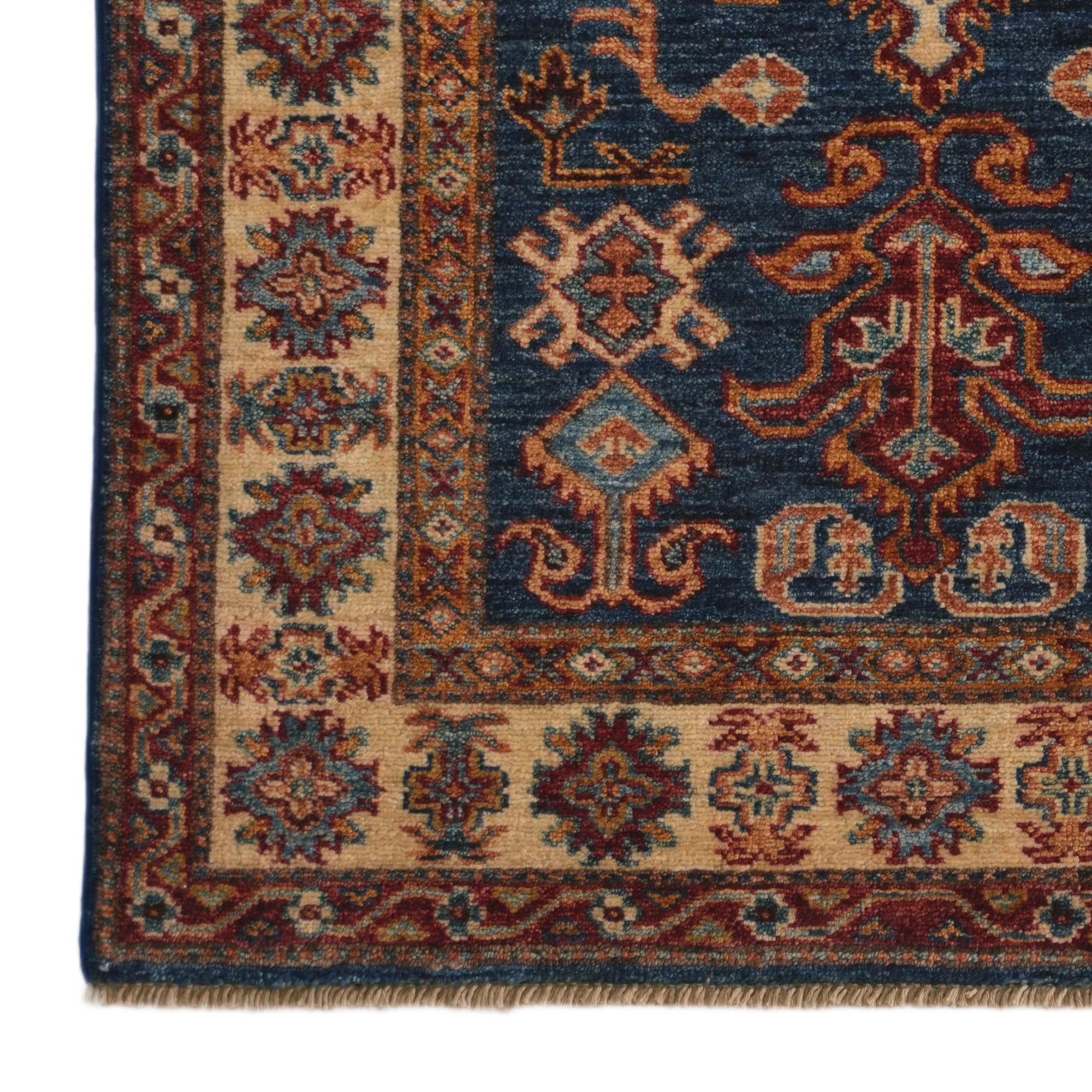2' 9 x 3' 10 Hand Knotted Kazak Rug