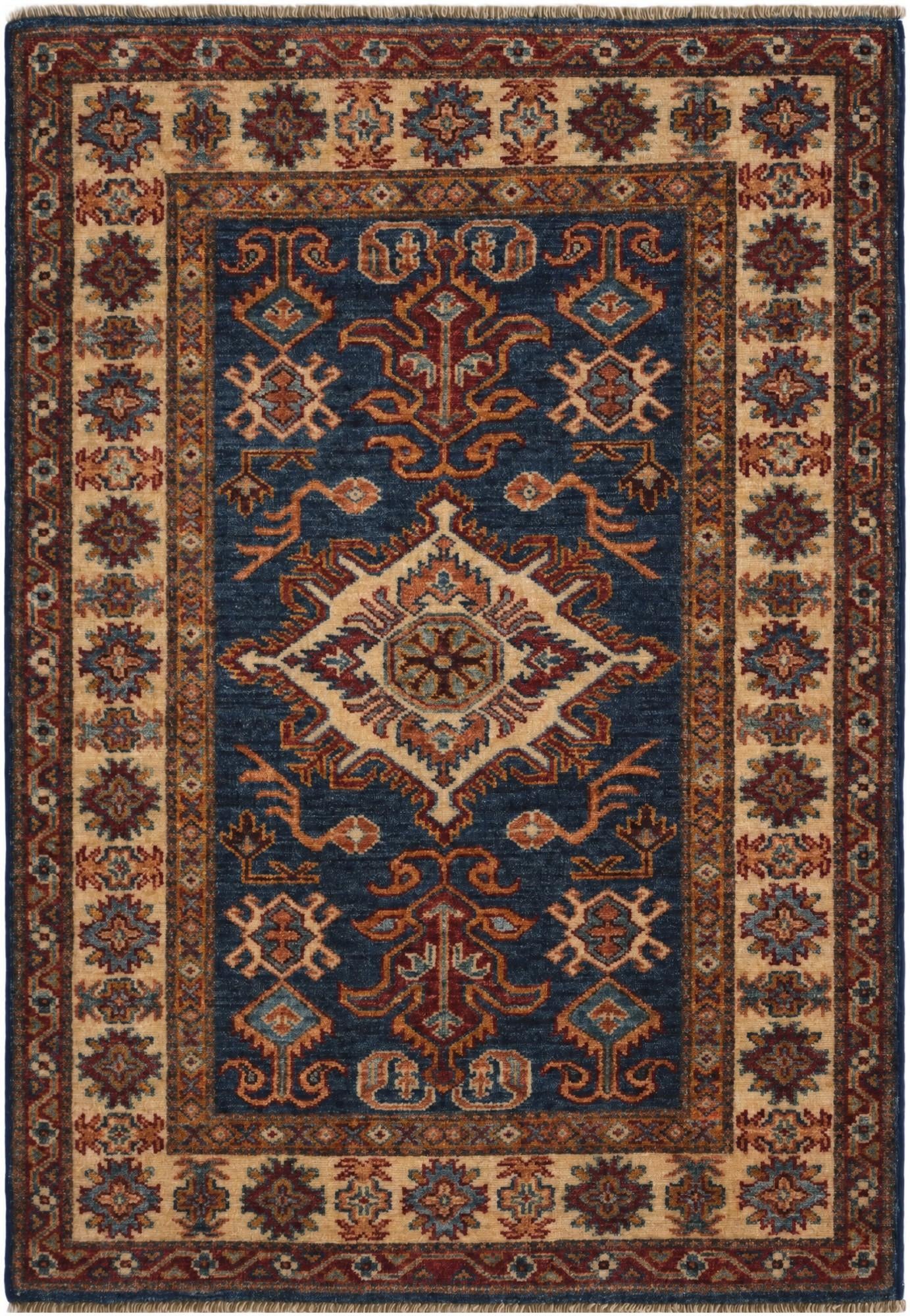 2' 9 x 3' 10 Hand Knotted Kazak Rug