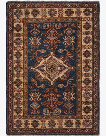 2' 9 x 3' 10 Hand Knotted Kazak Rug