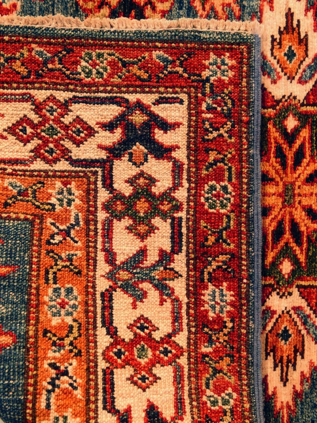85cm x 120cm Hand Knotted Kazak Rug
