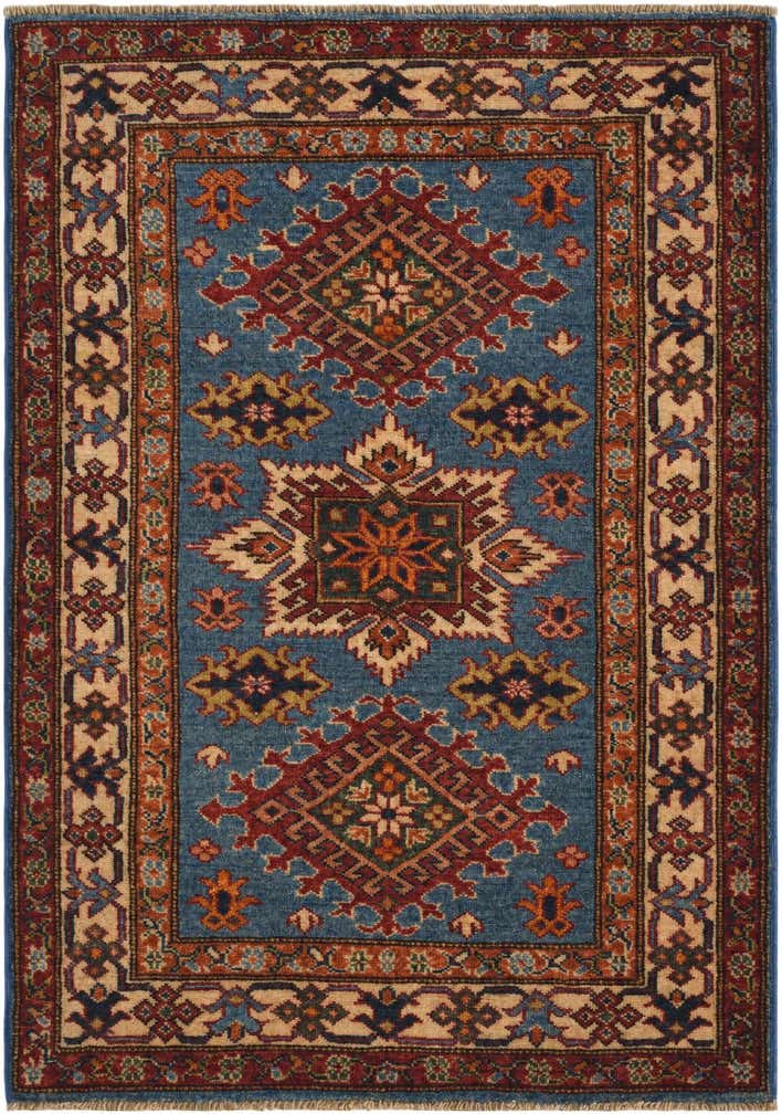 2' 10 x 4' Hand Knotted Kazak Rug