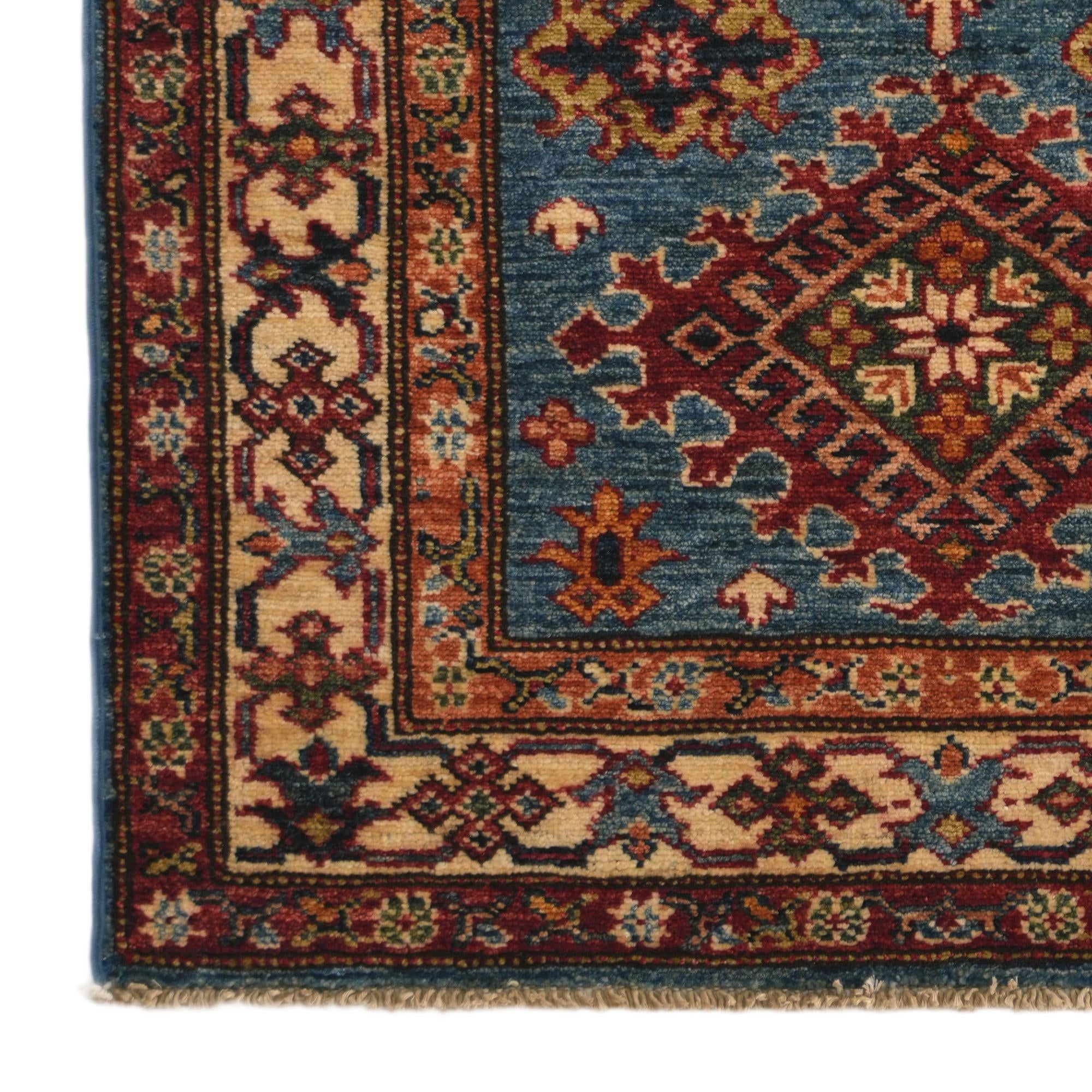 2' 9 x 3' 11 Hand Knotted Kazak Rug