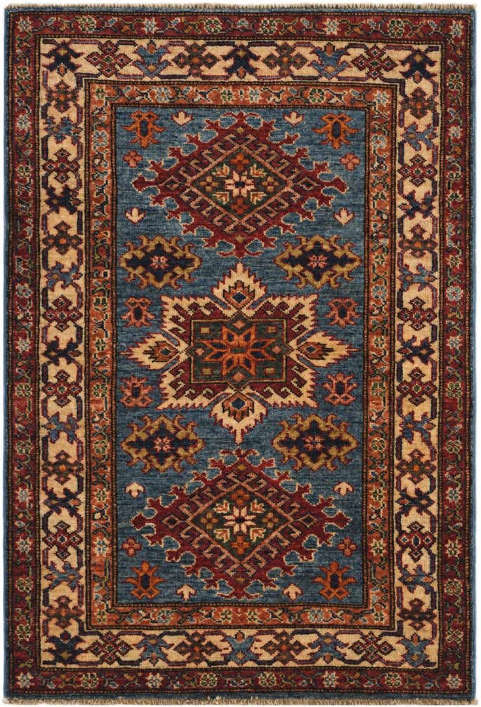 2' 9 x 3' 11 Hand Knotted Kazak Rug