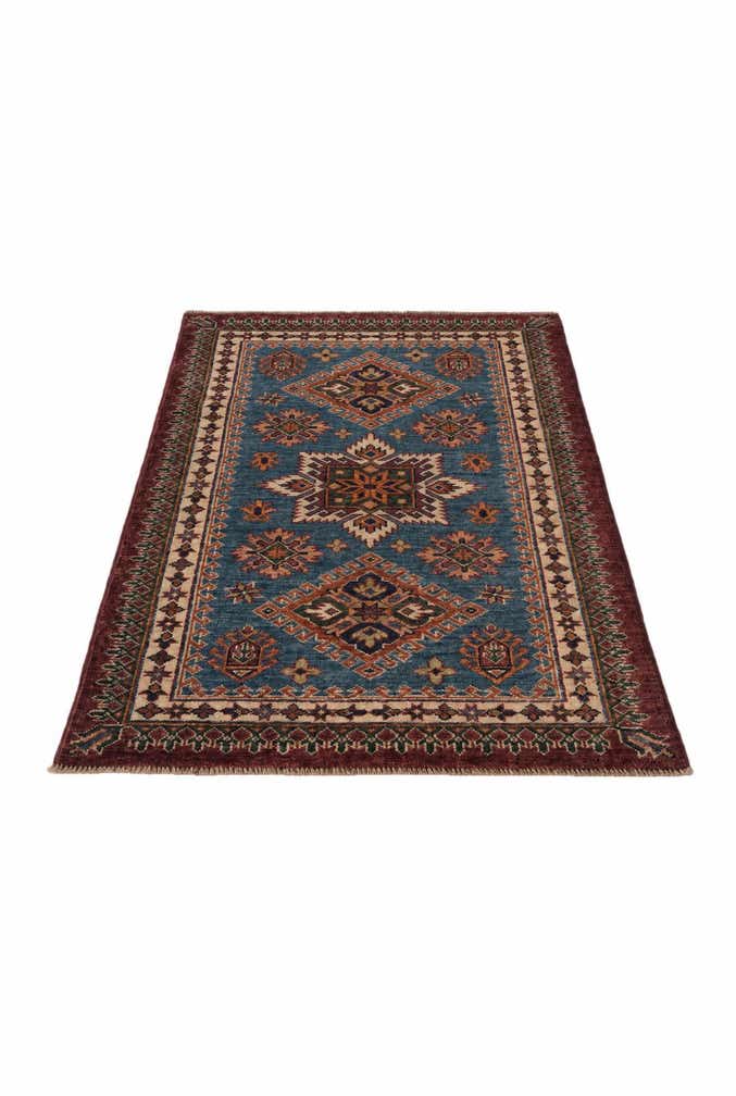 2' 10 x 4' 3 Hand Knotted Kazak Rug