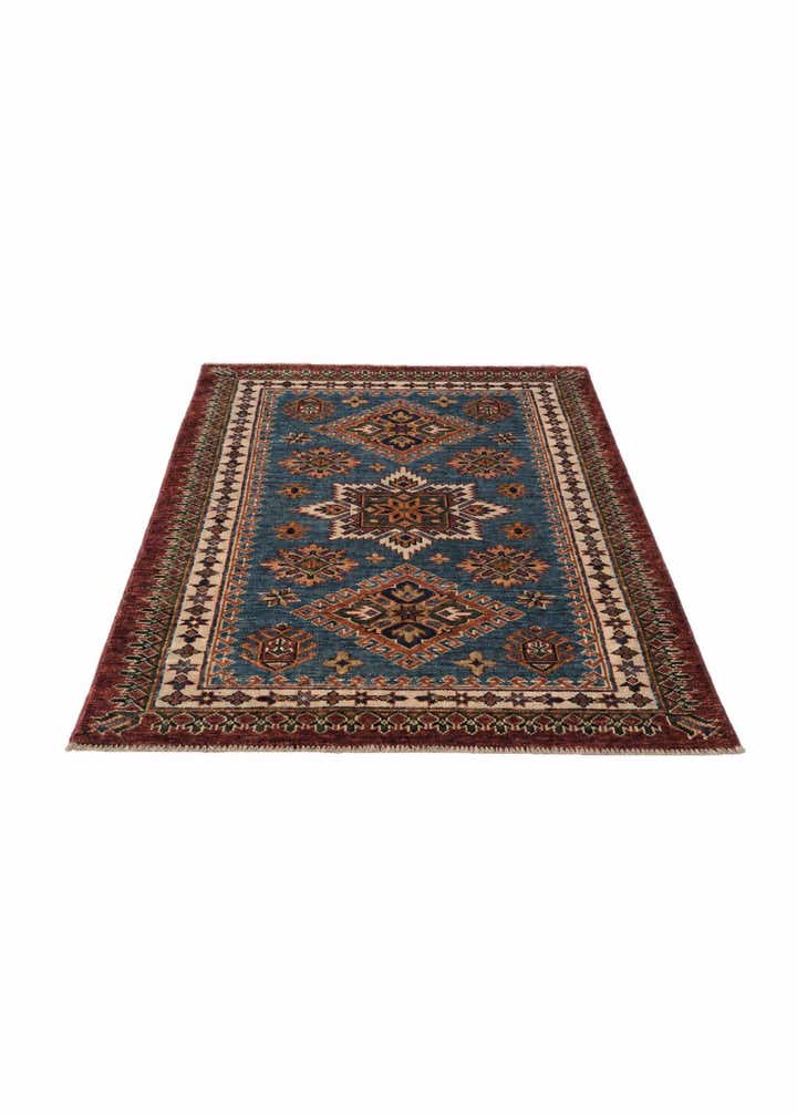 2' 10 x 4' 3 Hand Knotted Kazak Rug
