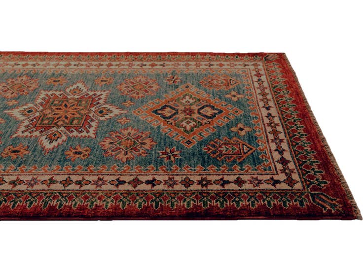 Detail image of 2' 10 x 4' 3 Hand Knotted Kazak Rug