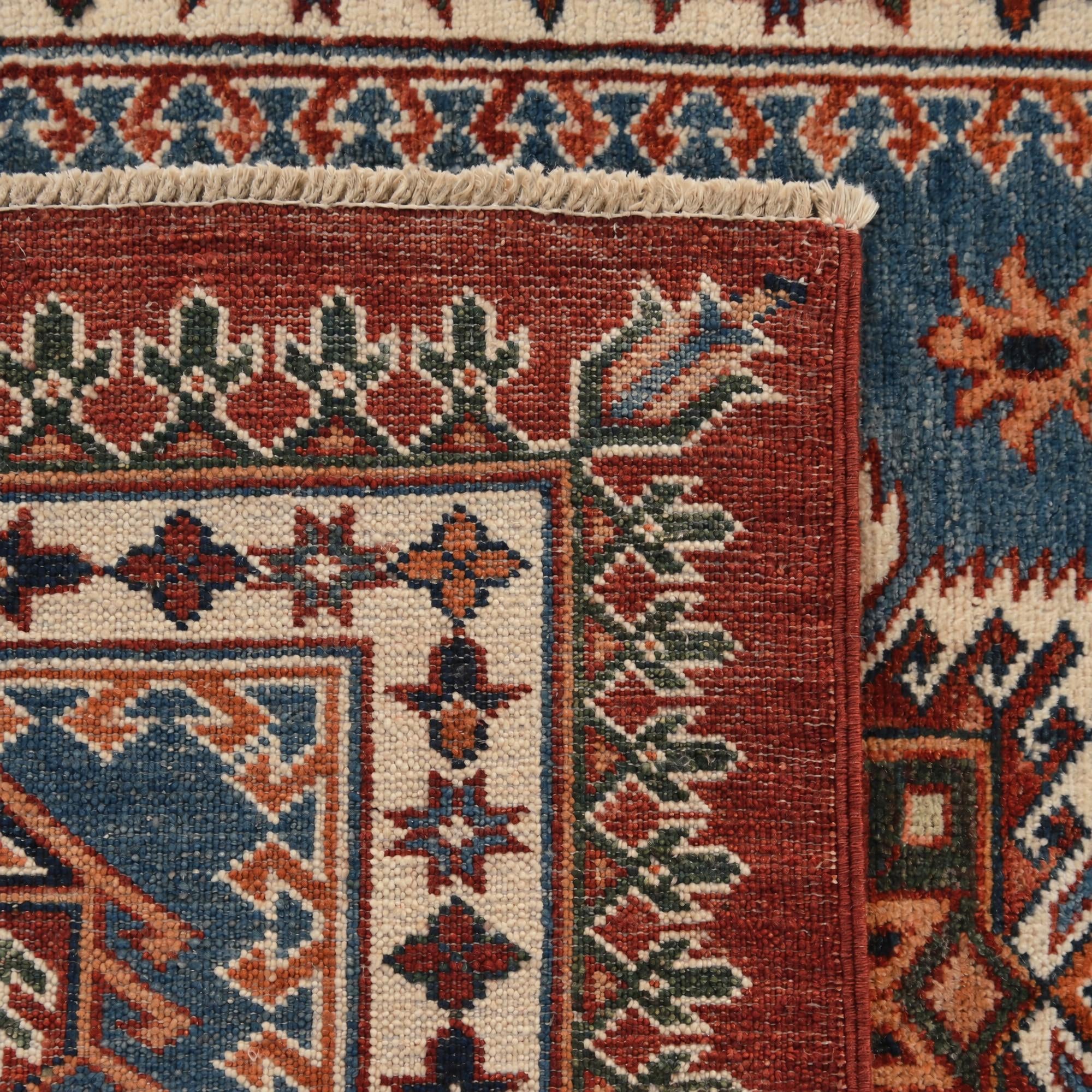 85cm x 130cm Hand Knotted Kazak Rug