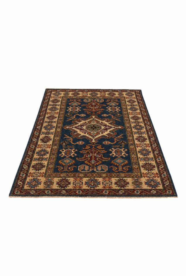 Detail image of 2' 9 x 3' 10 Hand Knotted Kazak Rug