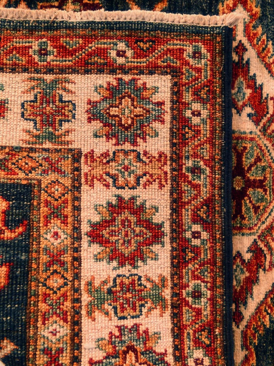 85cm x 115cm Hand Knotted Kazak Rug