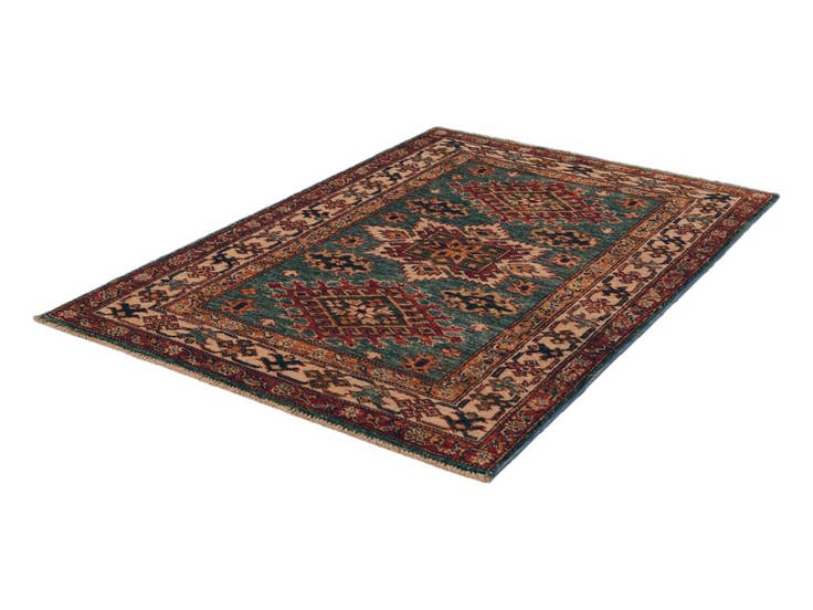 Detail image of 2' 9 x 4' 1 Hand Knotted Kazak Rug
