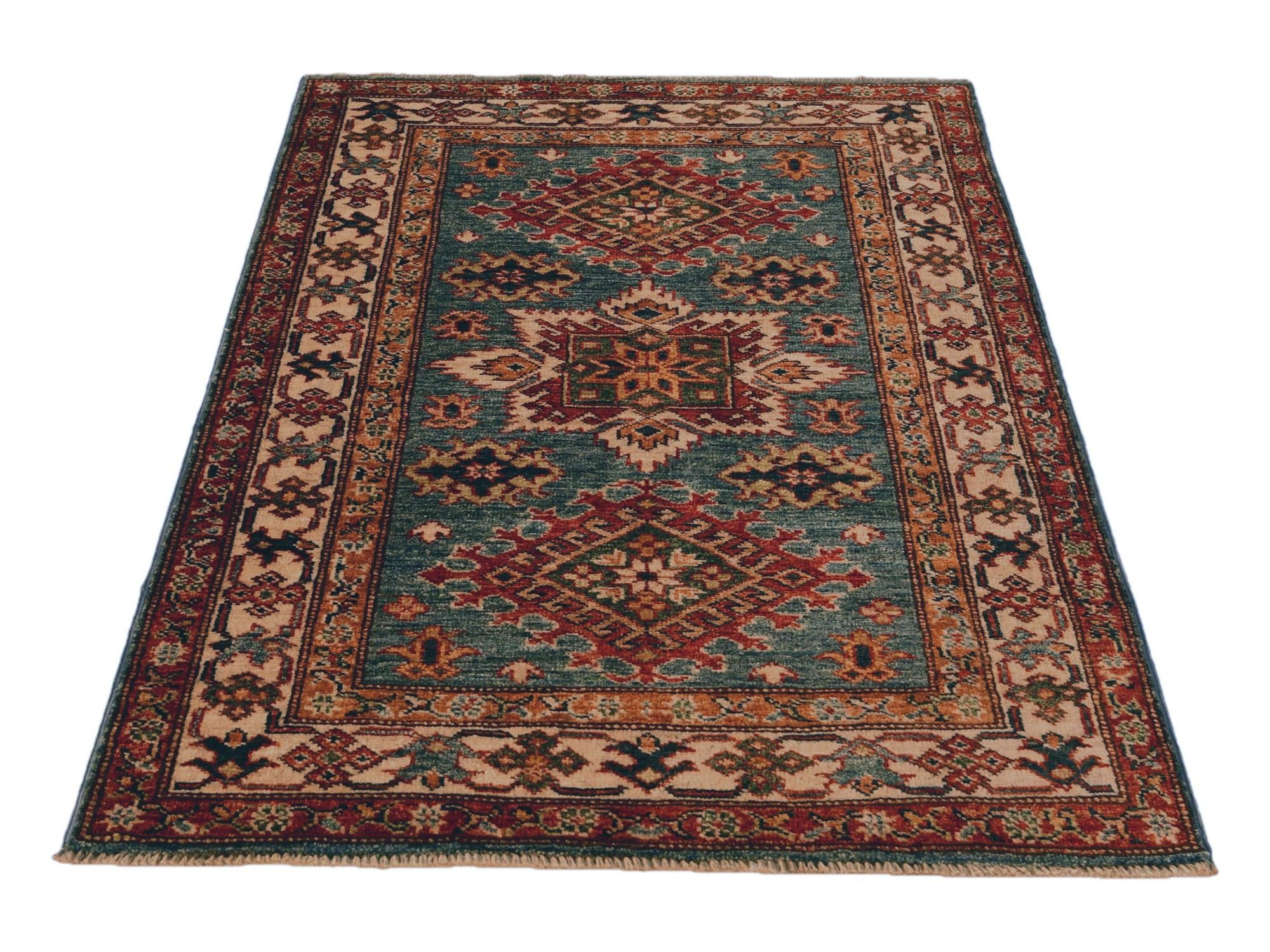 2' 9 x 4' 1 Hand Knotted Kazak Rug