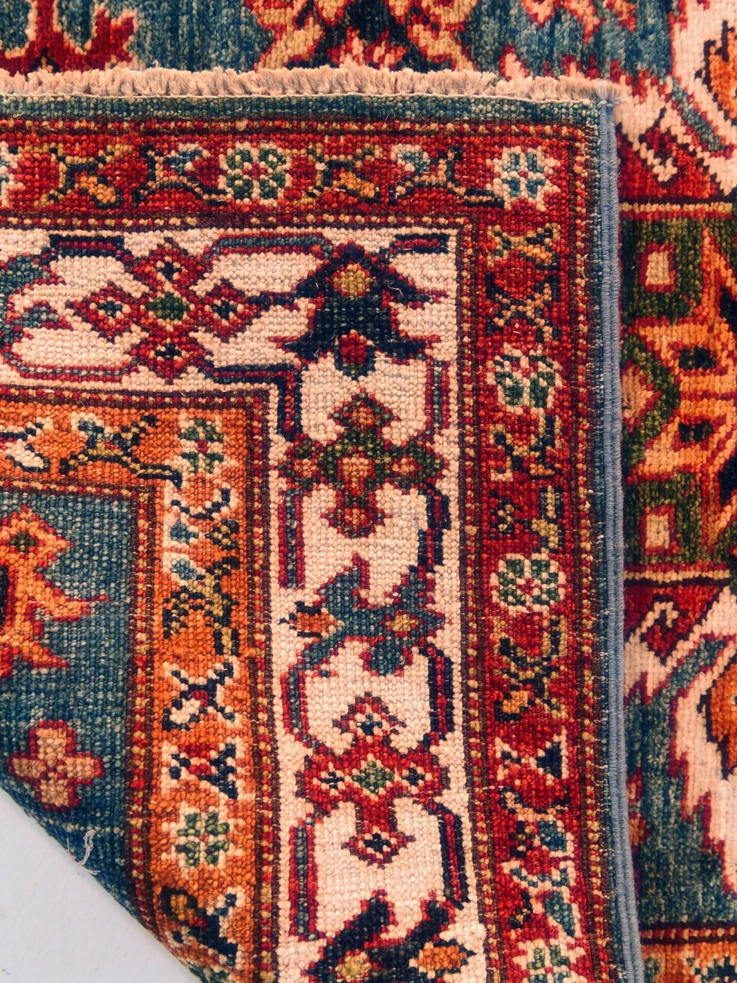 85cm x 125cm Hand Knotted Kazak Rug