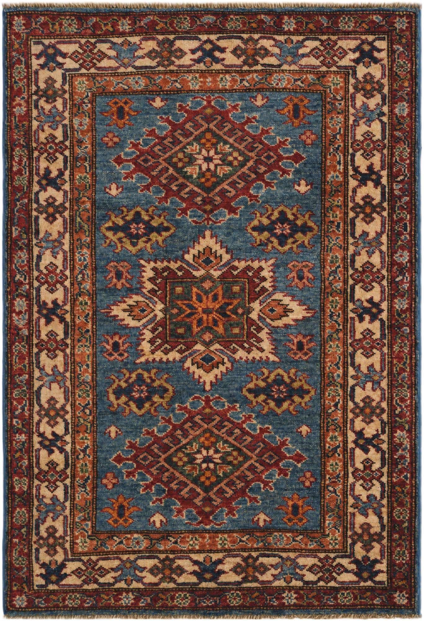 2' 9 x 4' 1 Hand Knotted Kazak Rug