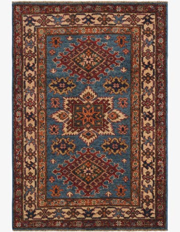 2' 9 x 4' 1 Hand Knotted Kazak Rug