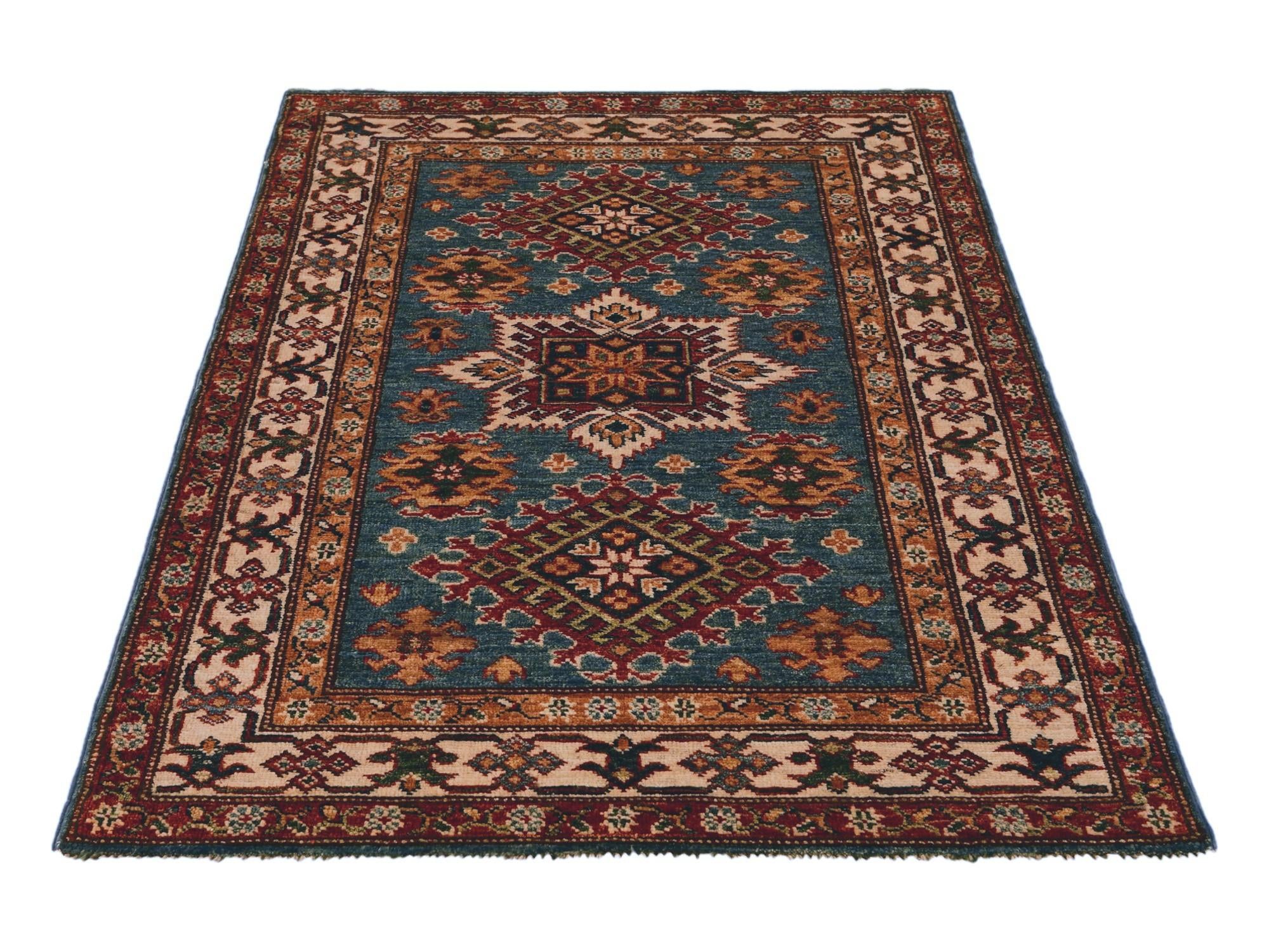 2' 10 x 4' 4 Hand Knotted Kazak Rug