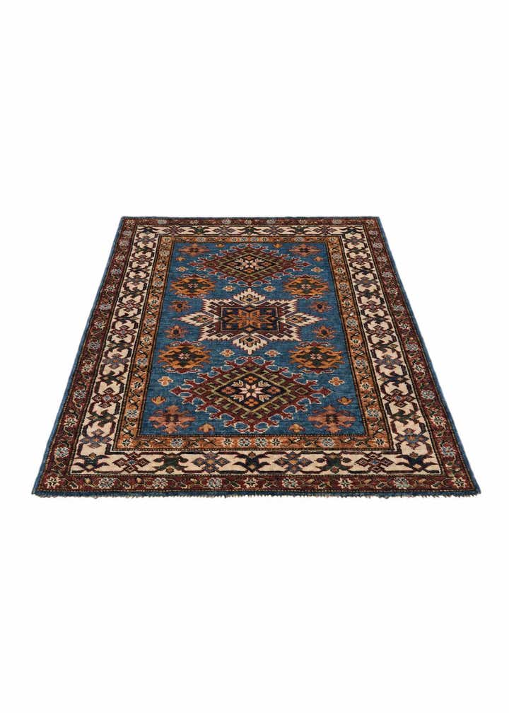 2' 10 x 4' 4 Hand Knotted Kazak Rug