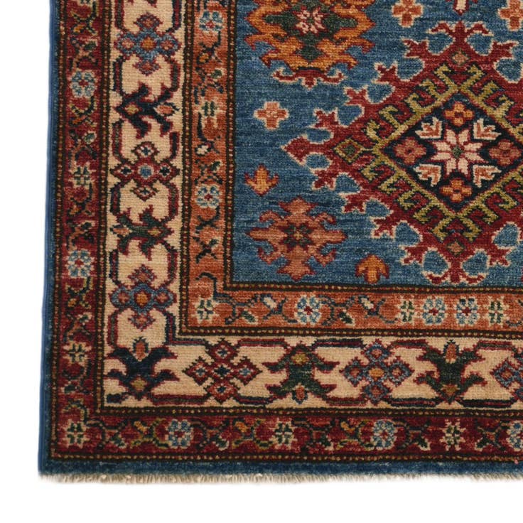Detail image of 2' 10 x 4' 4 Hand Knotted Kazak Rug
