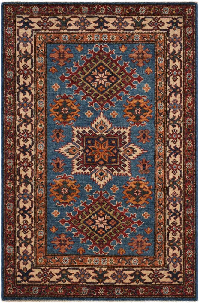 2' 10 x 4' 4 Hand Knotted Kazak Rug