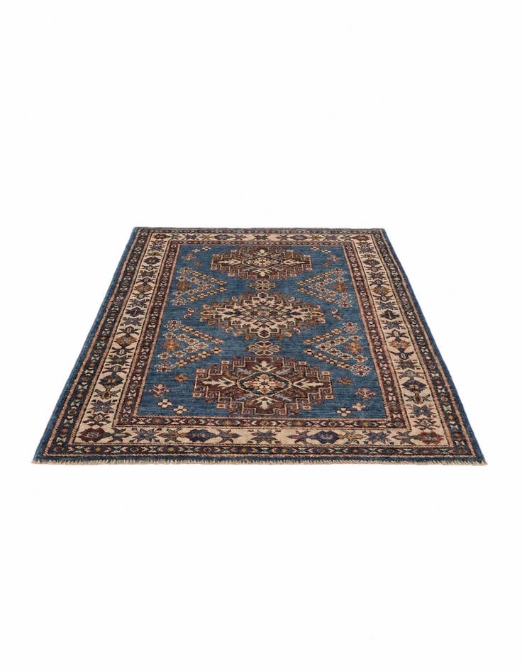 Detail image of 2' 8 x 4' 2 Hand Knotted Kazak Rug