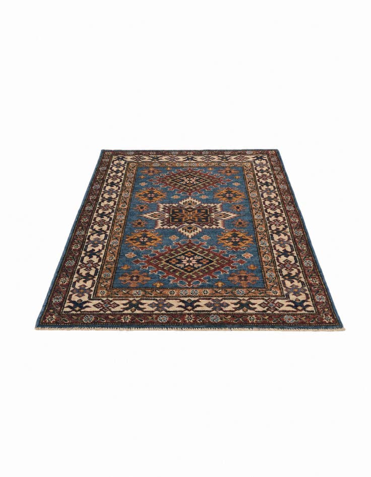 Detail image of 2' 10 x 4' 5 Hand Knotted Kazak Rug