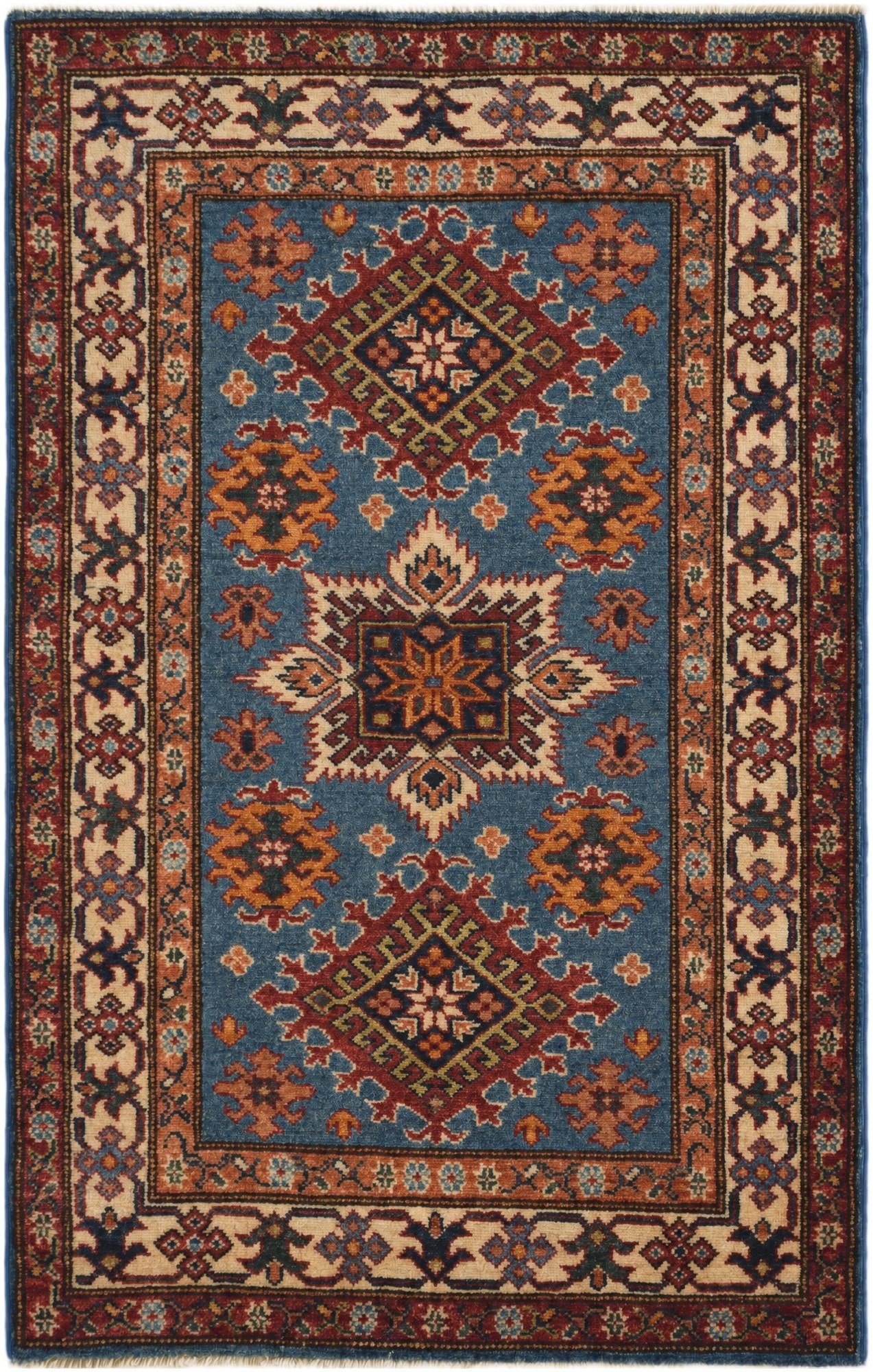 2' 10 x 4' 5 Hand Knotted Kazak Rug