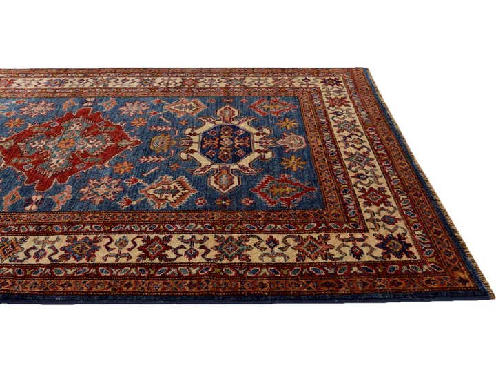 4' 1 x 5' 10 Hand Knotted Kazak Rug