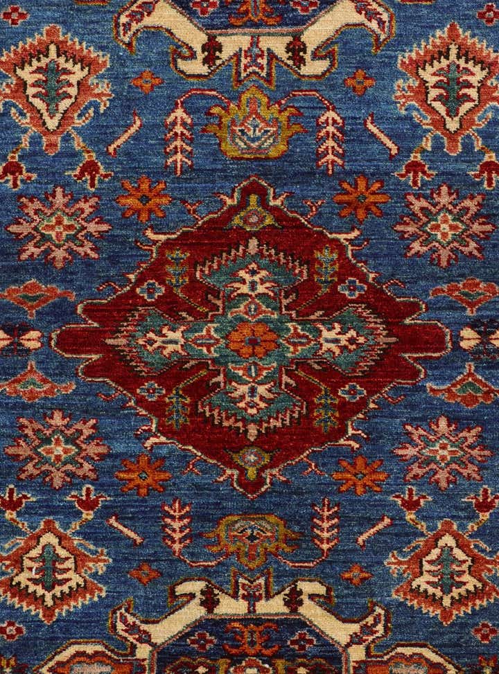 4' 1 x 5' 10 Hand Knotted Kazak Rug