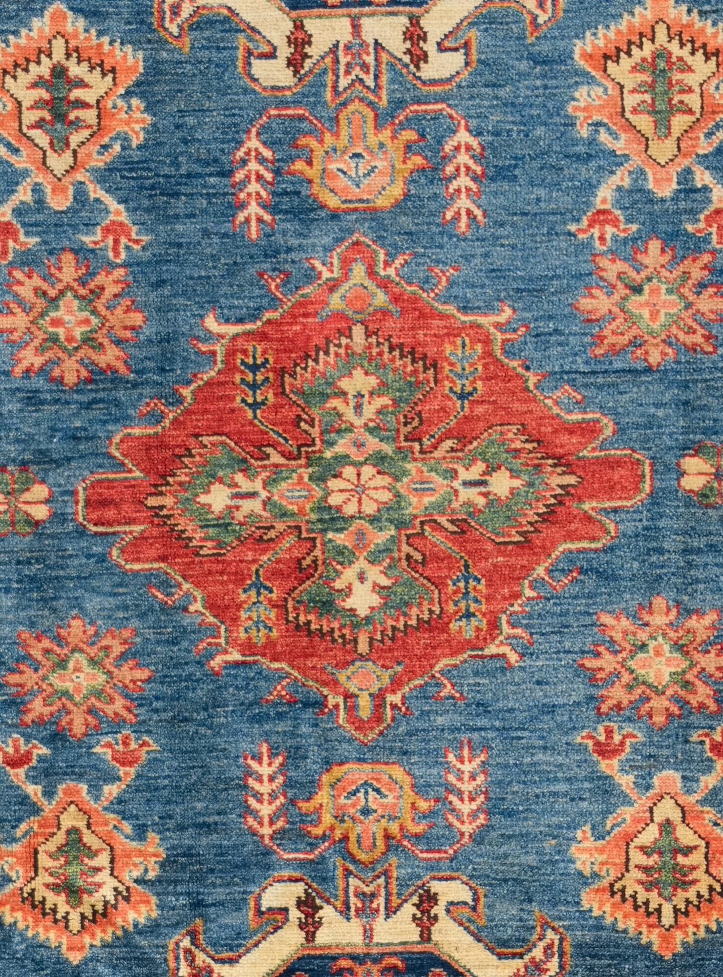 3' 10 x 5' 11 Hand Knotted Kazak Rug