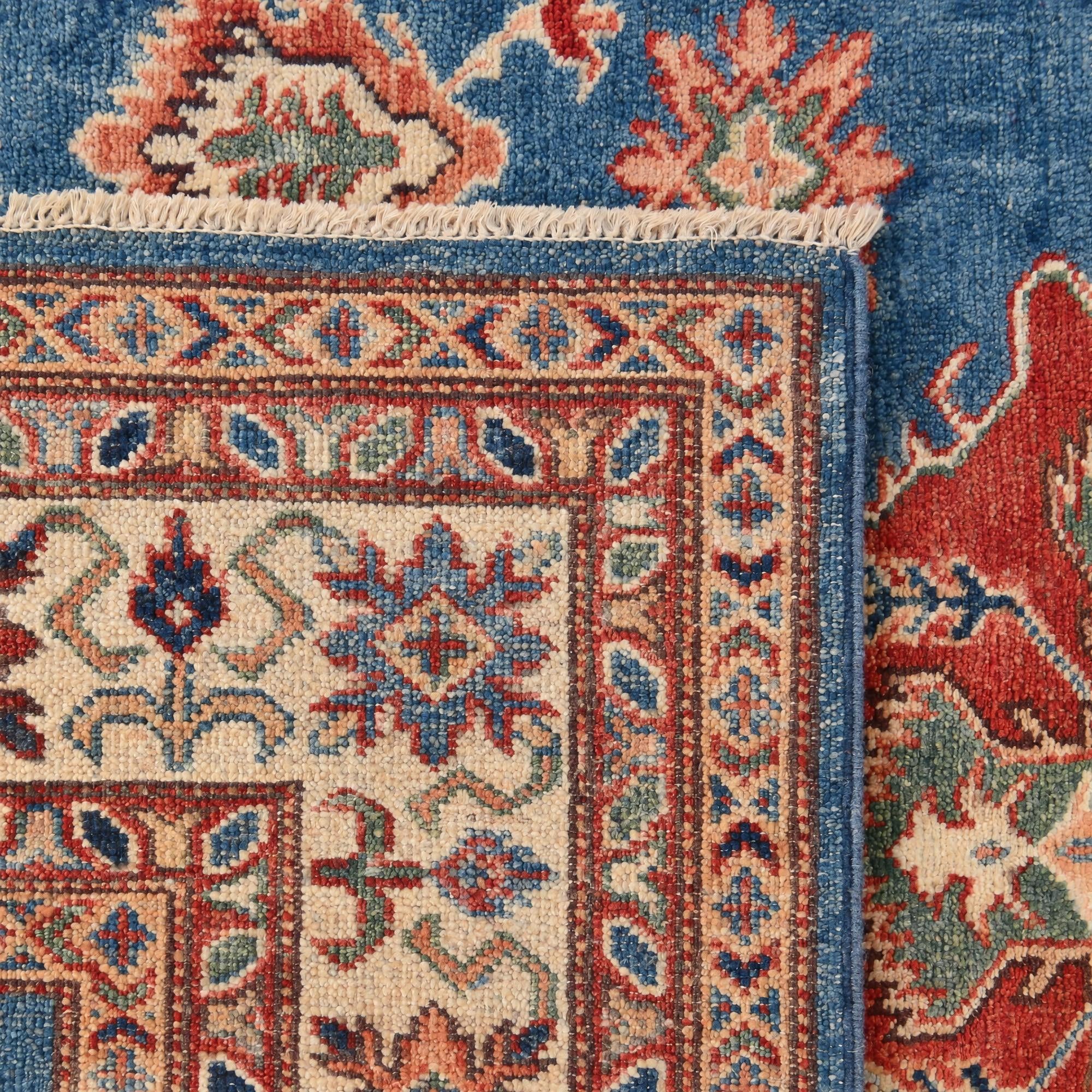 120cm x 180cm Noué main Kazak Tapis