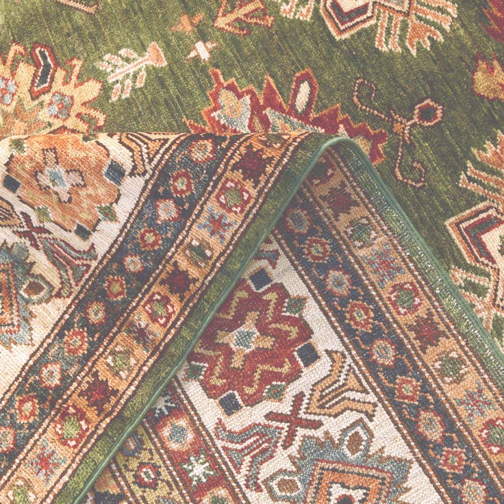 Detail image of 6' 1 x 9' Hand Knotted Kazak Rug