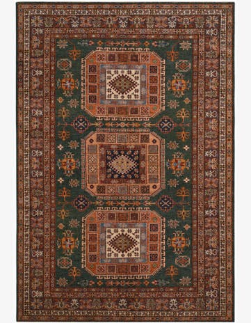 6' 1 x 8' 11 Hand Knotted Kazak Rug