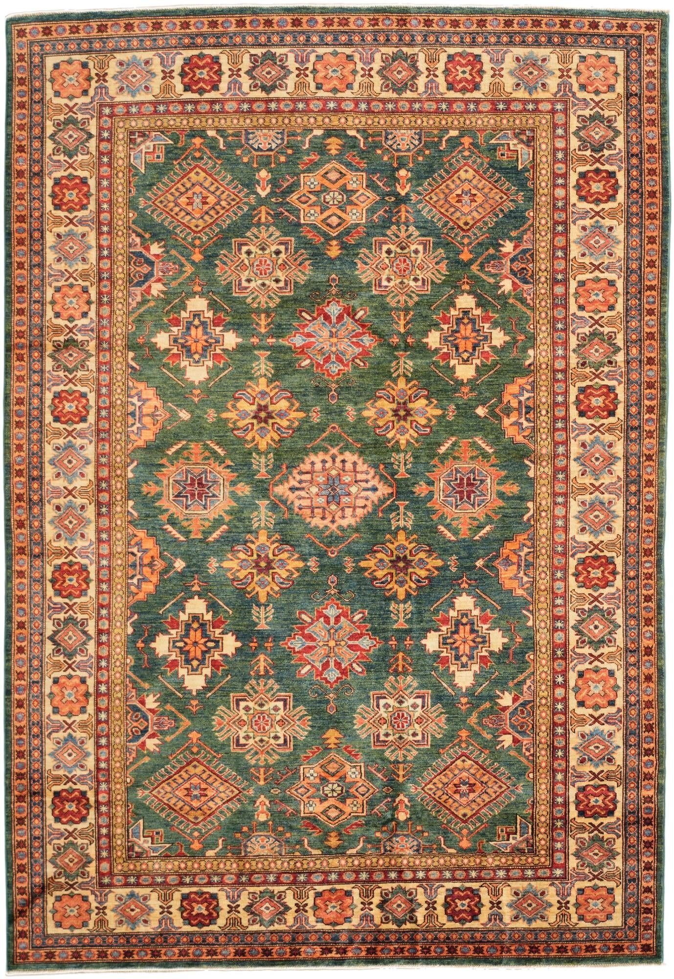 6' 2 x 9' Hand Knotted Kazak Rug
