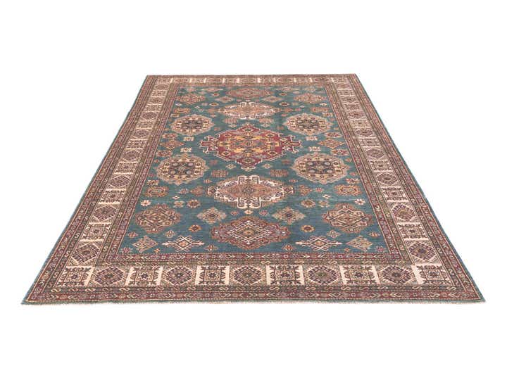 6' 9 x 10' Hand Knotted Kazak Rug