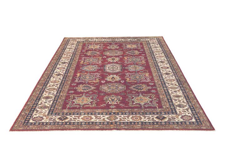 6' 9 x 9' 5 Hand Knotted Kazak Rug