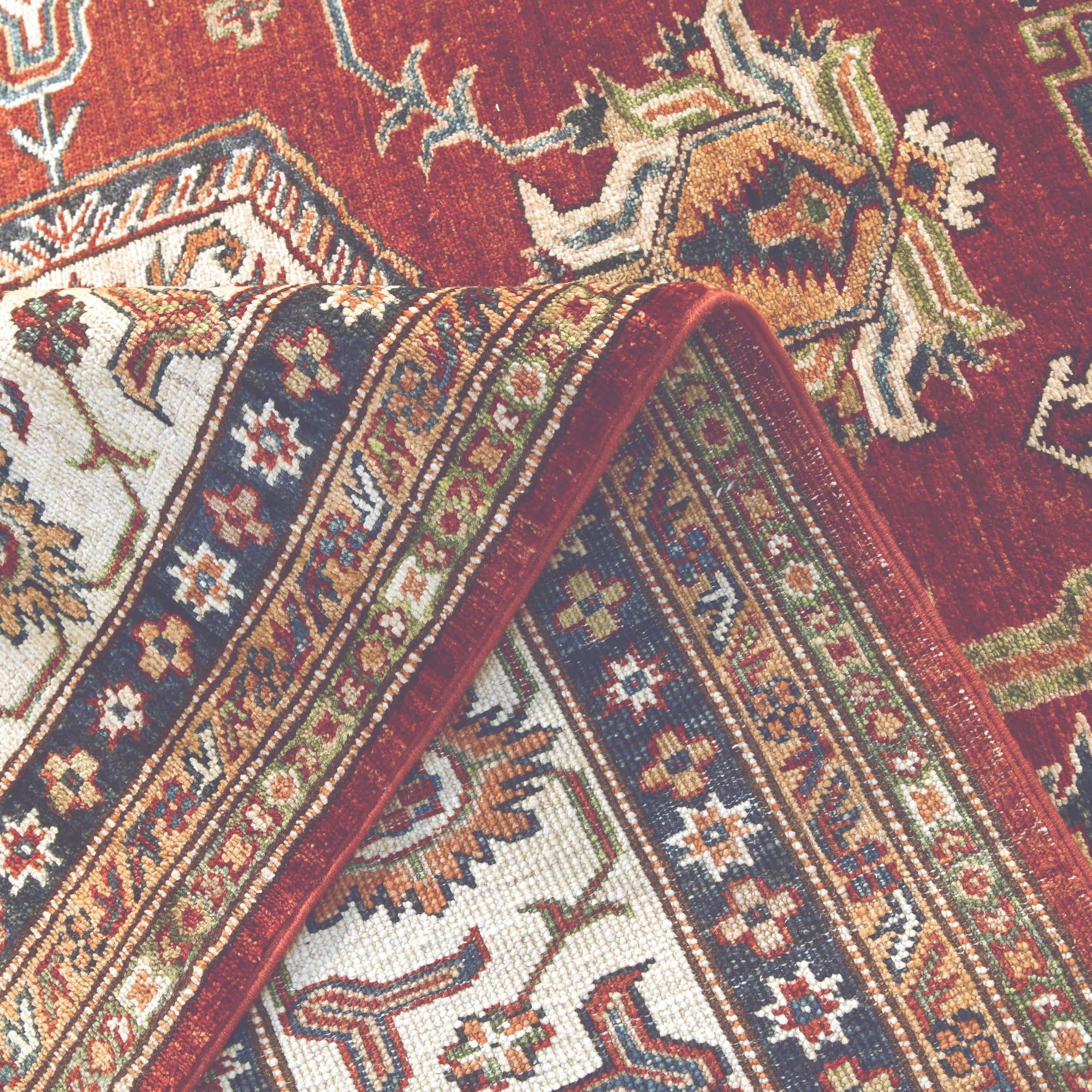 6' 9 x 9' 5 Hand Knotted Kazak Rug